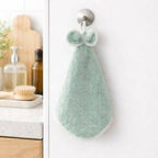 Royal Bow Hanging Napkin Towel – Super Absorbent Microfiber Hand Towel with Loop