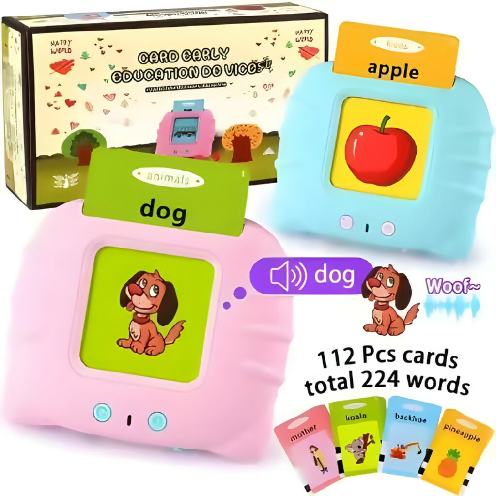 Talking Flash Cards, Interactive Audio Learning Set, for Kids