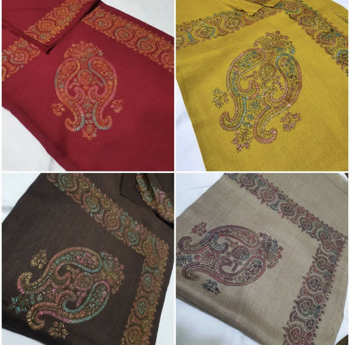 Cashmere Karhai Shawl For Women And Girls