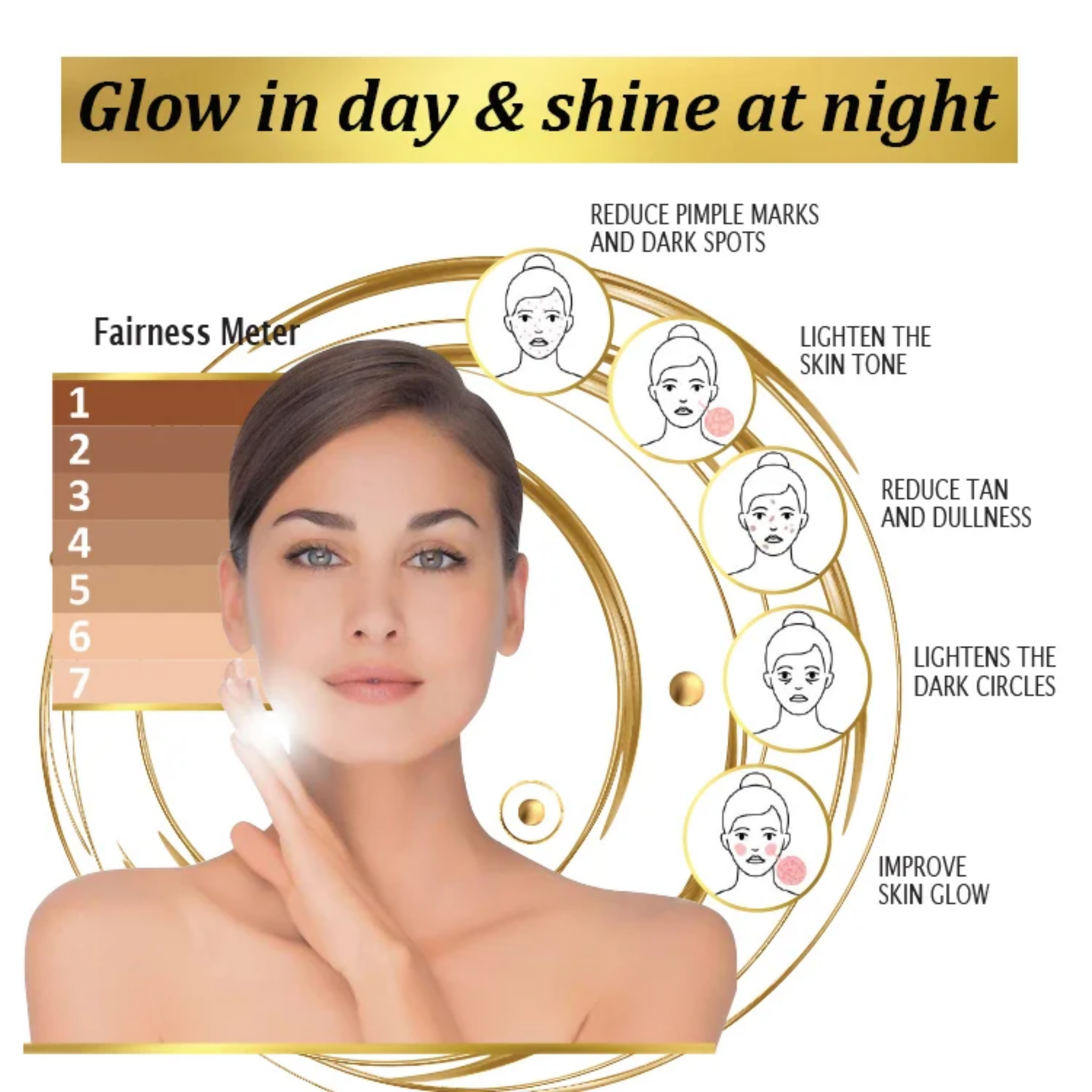 Cream, Bris Glow Night Brightening & Advanced Anti-Aging Formula