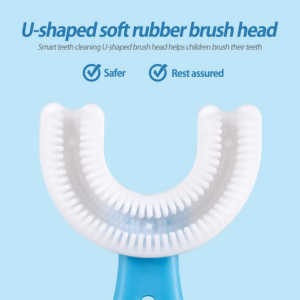 Soft Silicone Kids Oral Care & Teether Brush (Random Color)