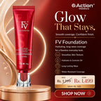 FV Foundation 30g liquid makeup tube with product packaging