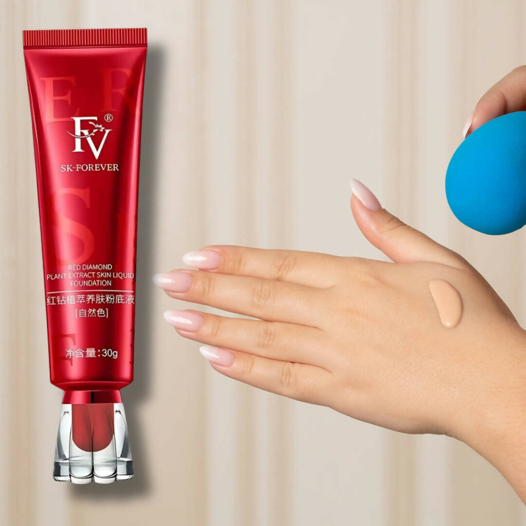 FV Foundation 30g product packaging close-up