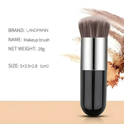Foundation Brush by Egoguys, High-Quality Flat Design, for All Skin Types