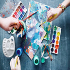 Omega Plastic Paint Palette 10 Pot Large