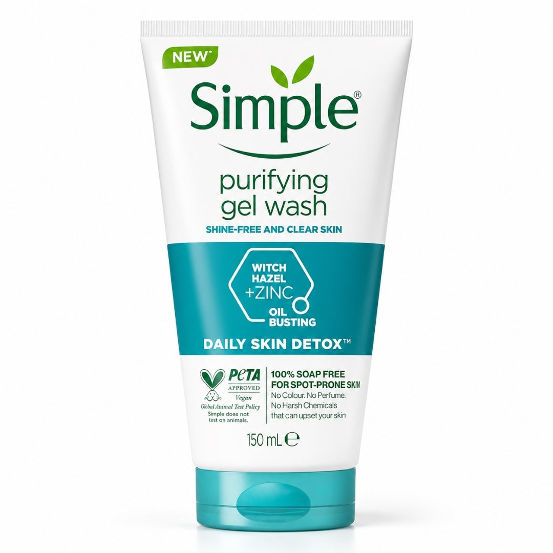 Face Cleanser, Simple Age Resistance Facial Wash Hydrating