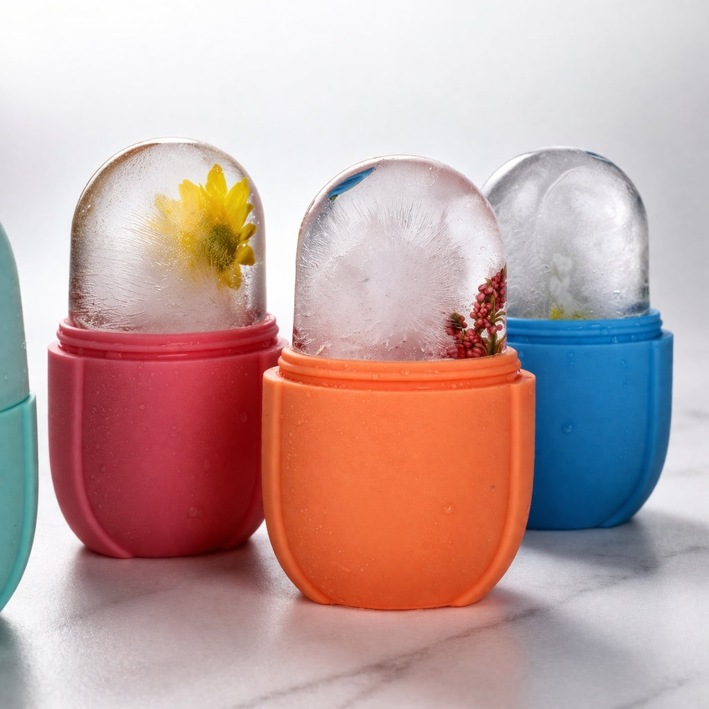 Facial Ice Roller Reusable Face Massager for Skin Cooling and Care