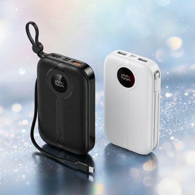 Fast Charging Power Bank Qtech Pocket Size PD Charger LED Display