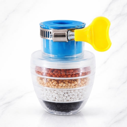 Faucet Mounted Water Filter Stone Purifier with Ring Clip Easy Install