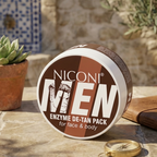 NICONI MEN Enzyme De-Tan Pack for Face & Body – Tan Removal & Skin Care Pack 120gm