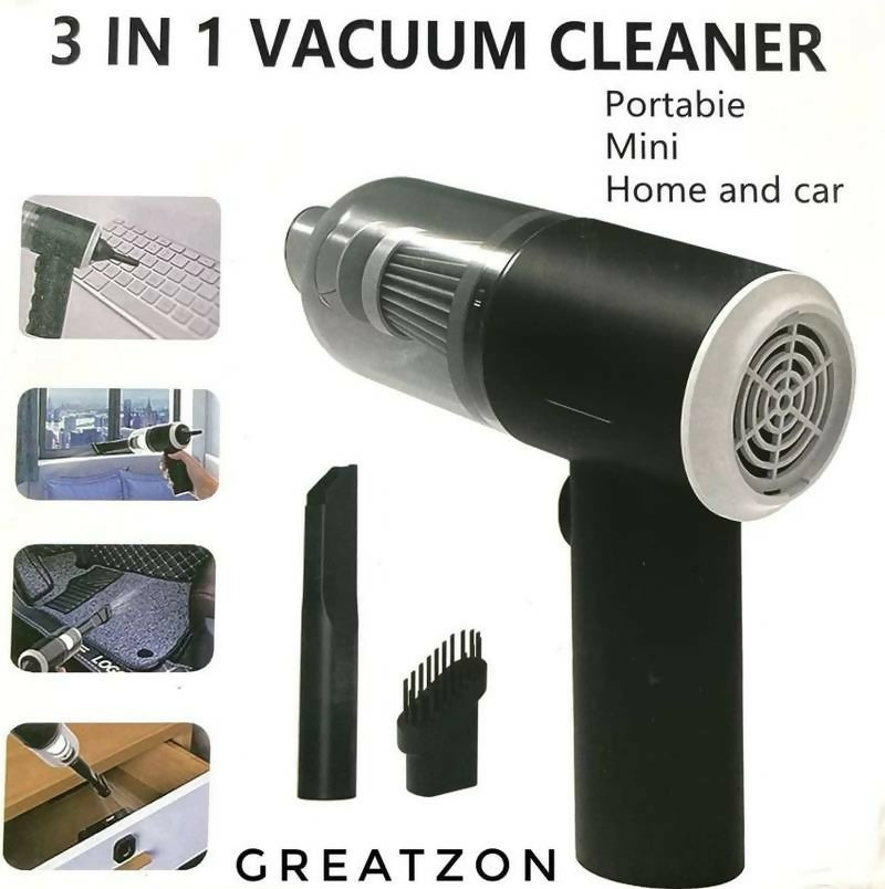 High Power Suction, Air Pump & Duster for Home, Car & Laptop