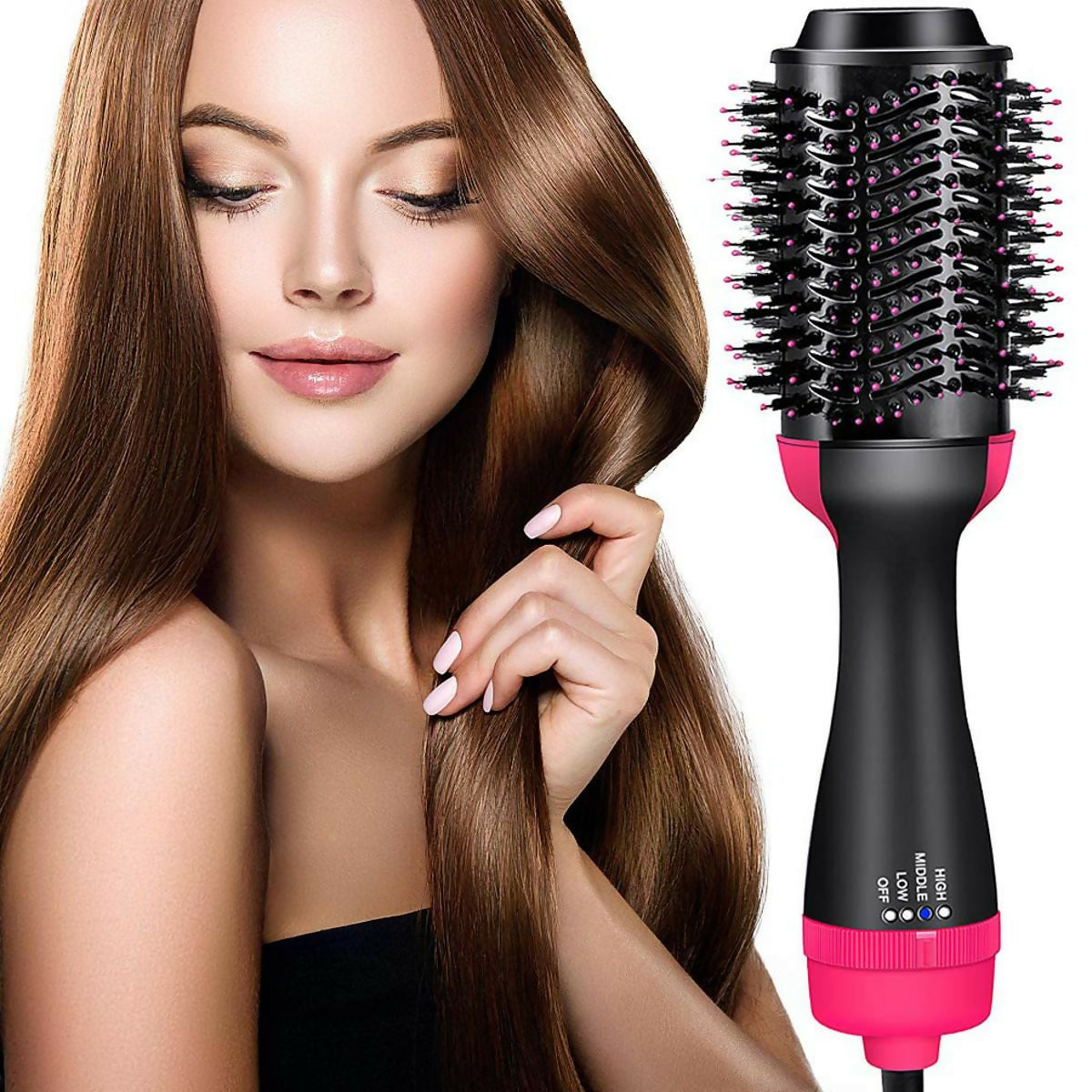 3‑in‑1 Hair Dryer with Comb