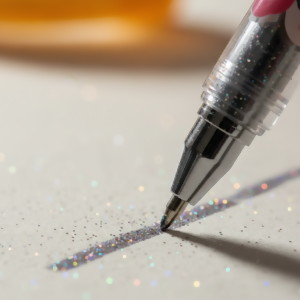 12 Colors Gel Pens Set – Glitter & Metallic