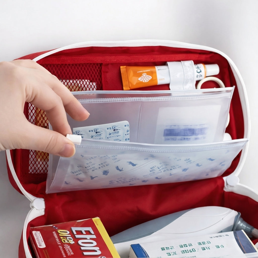 First Aid Organizer Bag for Home Outdoor Camping and Hiking