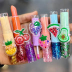 Flavored Lip Balm with Lip Oil, Moisturizing Lip Care Stick for Daily Use