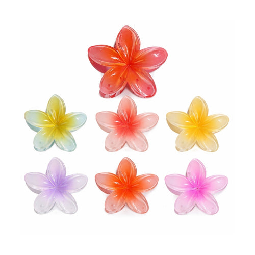 Flower Hair Clip Colorful Hair Band for girls - Pack of 3