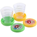 Folding Magic Cup,  Collapsible Travel Mug for Outdoor and Daily Use - Pack of 2