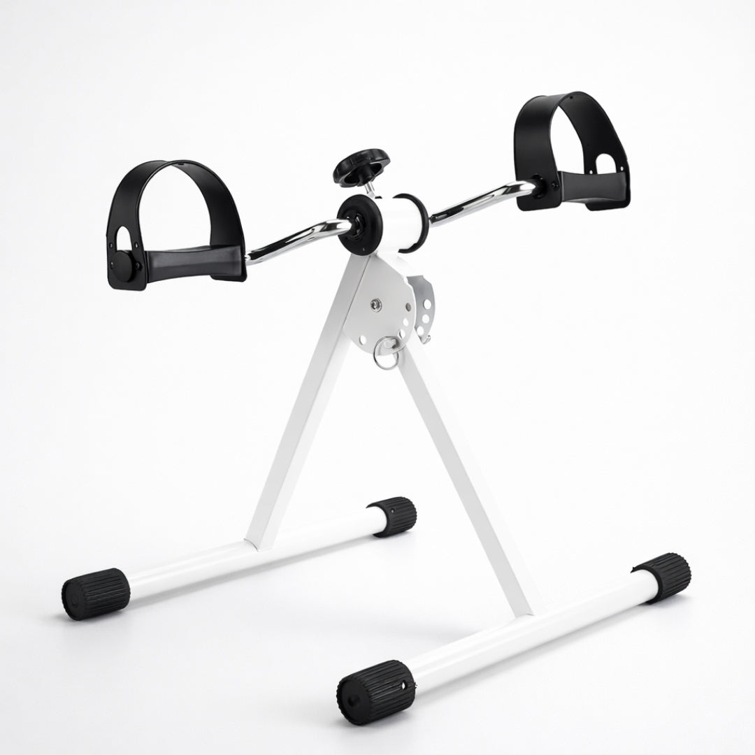 Folding pedal exerciser for arms and legs