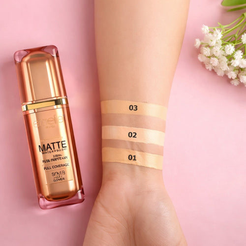 Foundation, Matte Finish Oil Control Waterproof Formula