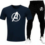 Round neck, half-sleeve casual T-shirt with matching trouser