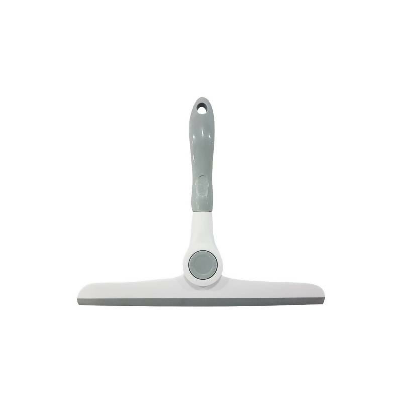 Royal Foldable Wiper with Lock – Multipurpose Window & Mirror Squeegee Tool (White)