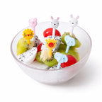 Fruit Folks, Cartoon Animal Food Picks Bento Lunch Box for Kids