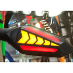 Universal 12V LED DRL Flowing Turn Signal Indicators – 2 Pcs Sequential Arrow Bike Indicators