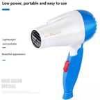 Nova Professional Mini Foldable Hair Dryer – Compact Travel Hair Dryer with Folding Handle