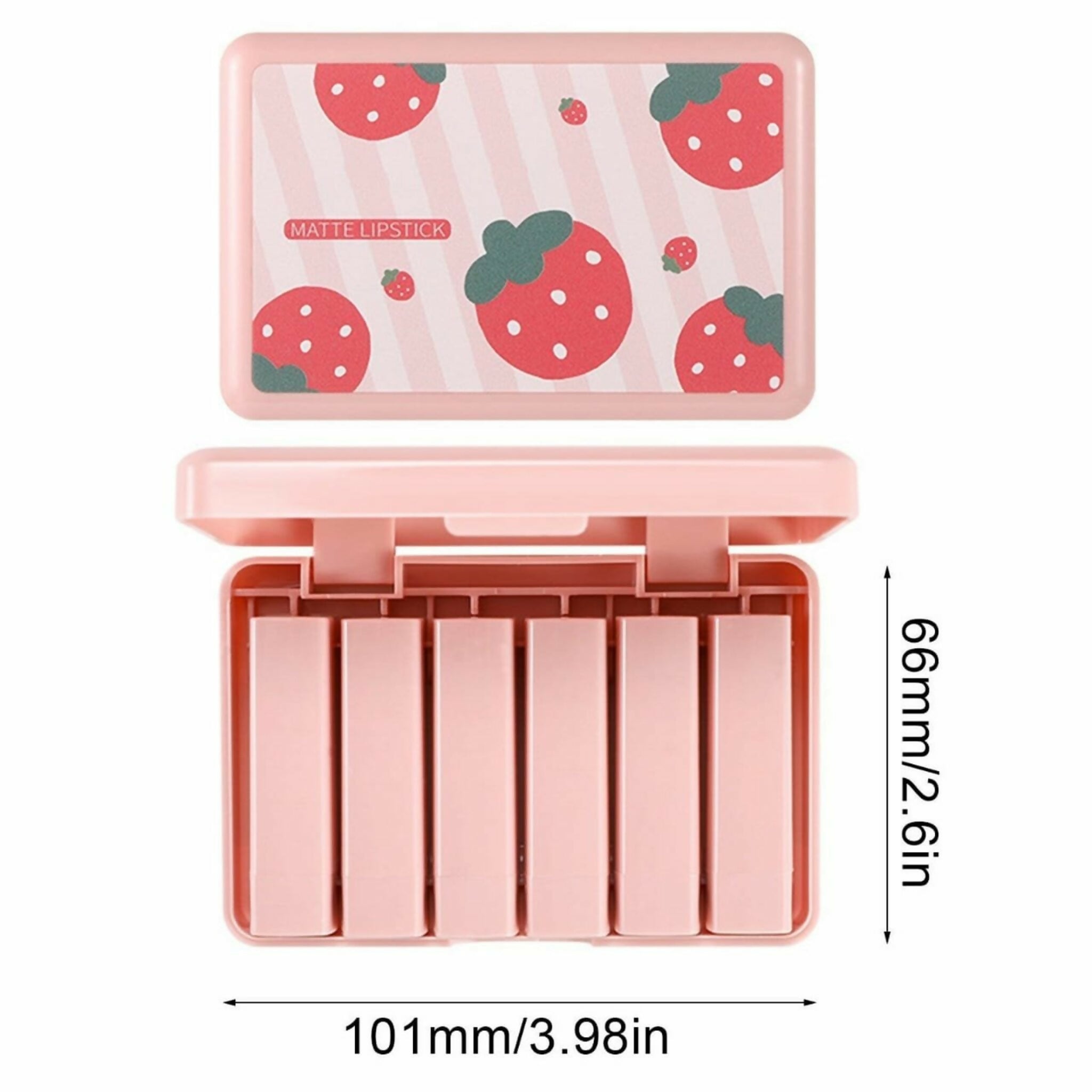 6 Pcs Dragon Ranee Matte Lipstick Set, Pack of 6