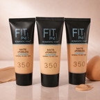 Fit Me! Romantic Star Matte + Poreless Liquid Foundation (Shade 350) – Oil-Controlling, Pore-Blurring Long-Wear Foundation for Normal to Oily Skin