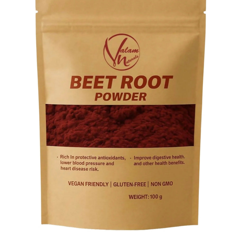 Natural Beetroot Powder, 100% Organic Superfood, for Skin Glow