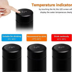 LED Temperature Display Water Bottle Stars Design | Smart Stainless Steel Vacuum 500ml Flask | Random Color LED Temperature Display Water Bottle