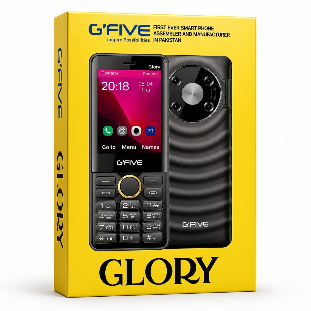 Gfive G96 Slider Mobile Dual SIM PTA Approved - 2000mAh Battery