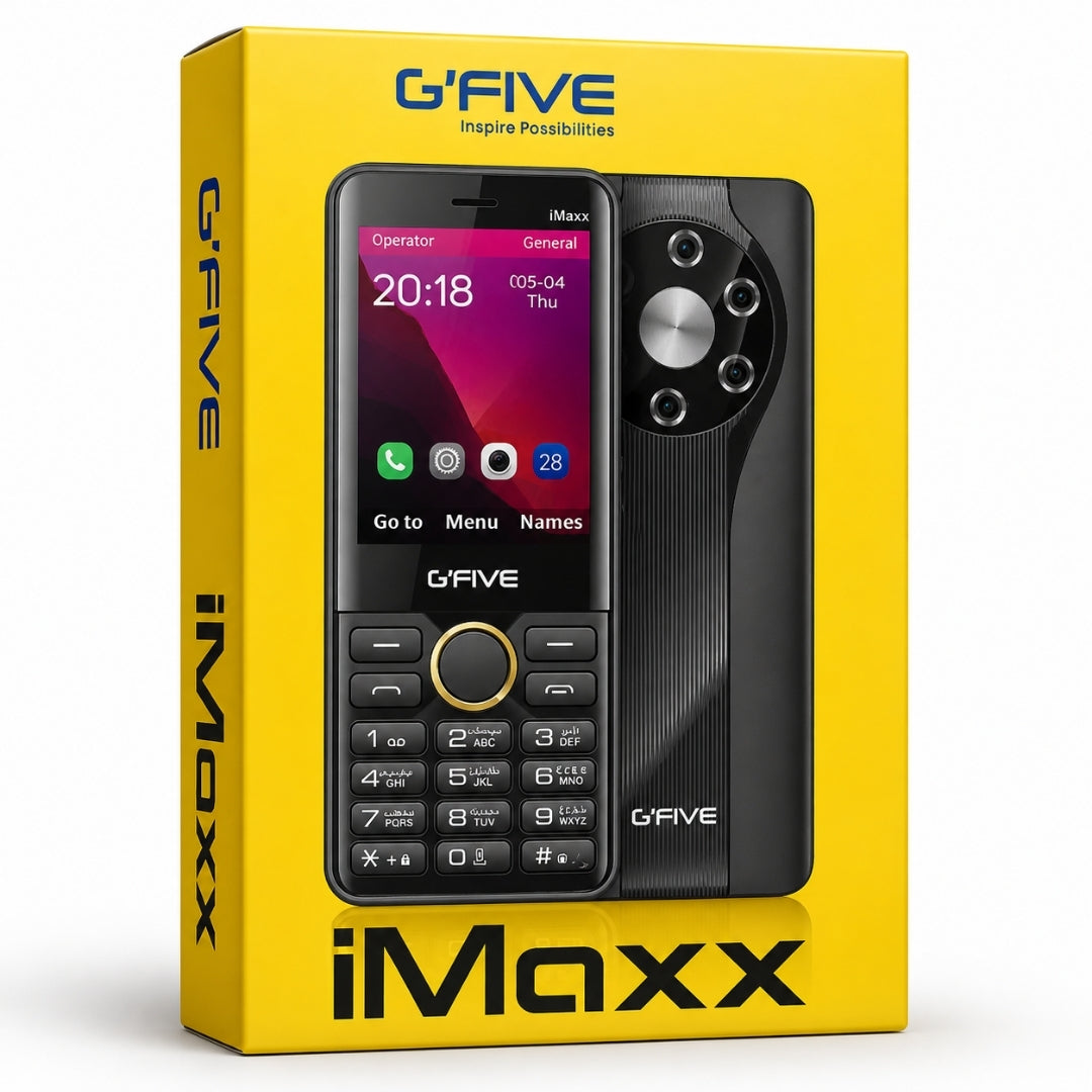 GFive IMAX Mobile Dual SIM, PTA Approved Phone - 3500mAh Battery