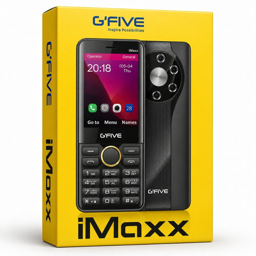 GFive IMAX Mobile Dual SIM, PTA Approved Phone - 3500mAh Battery