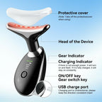 Rechargeable Face Massager Neck Device Anti-Wrinkle Skin Tightening Device