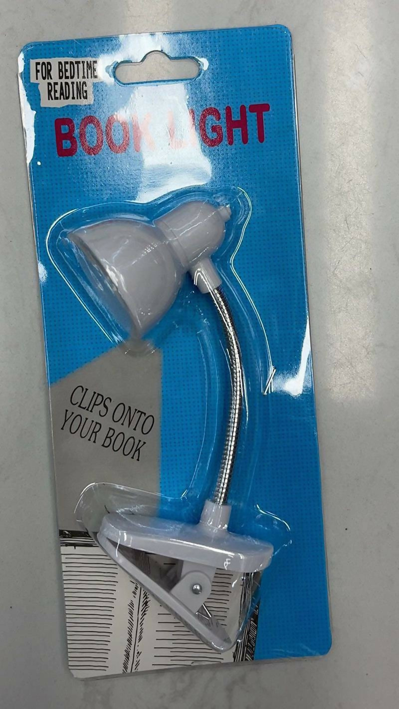 Mini Book Light with Clip – Portable LED Reading Lamp, Travel Bedroom Night Light with Eye Protection (Random Color)