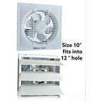 Ventilating Exhaust Fan, Double Action - 10" & 12" Pure Copper