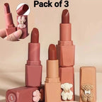 Color Castile Bear Shape Matte Lipsticks