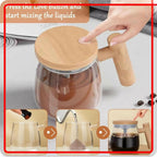 Self Stirring Coffee Mug, Battery Operated, for Home, Office & Travel