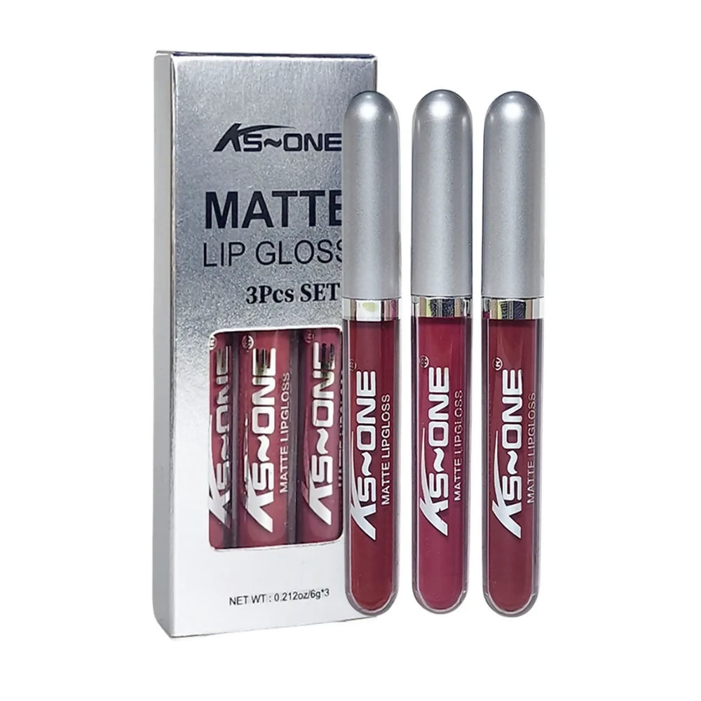 KS One Matte Lipgloss – 3-Piece Set