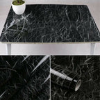 Self Adhesive Marble Sheet Sticker 60×200cm | Black Kitchen Wallpaper | Anti-Oil & Heat Resistant