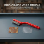 Gas Stove Cleaning Wire Brush Kitchen Tool Metal Fiber Brush – Set of 3 Brush