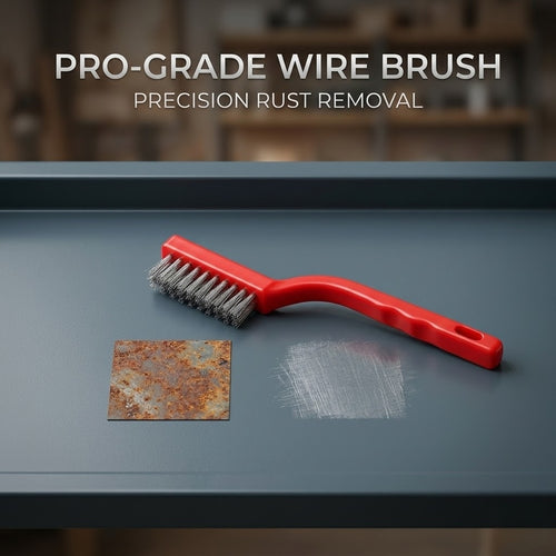 Gas Stove Cleaning Wire Brush Kitchen Tool Metal Fiber Brush – Set of 3 Brush