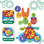 Gears Building Blocks Toy Puzzle Construction Set for Kids