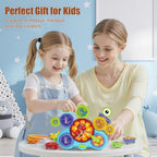 Gears Building Blocks Toy Puzzle Construction Set for Kids