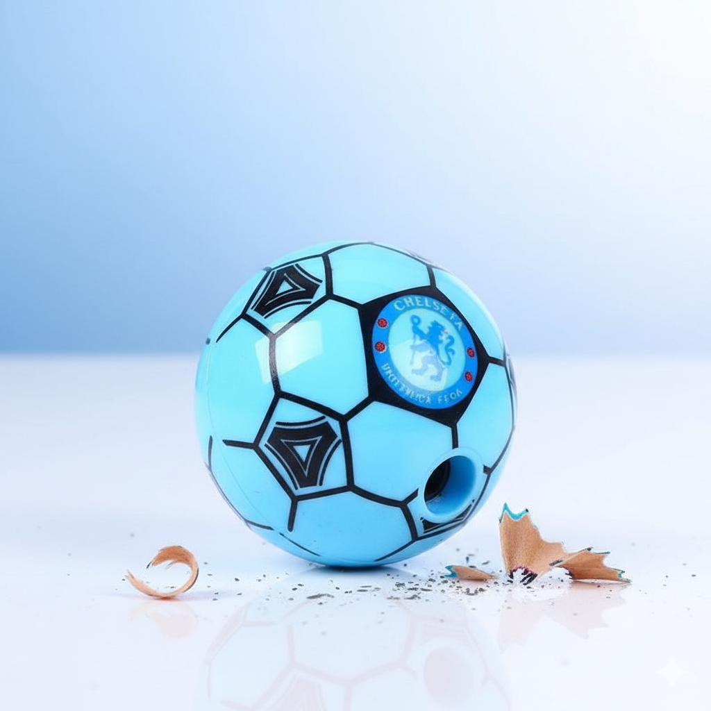 Football Shape Pencil Sharpener,Durable Stationery for Kids