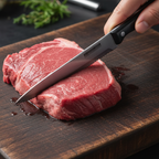 Kitchen Knives, Non-Stick Coating, Ergonomic Anti-Slip Handles, Perfect for Chopping