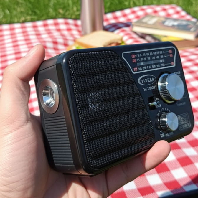 Radio, YUEGAN YG-518URT, 3-Band Portable Rechargeable Battery