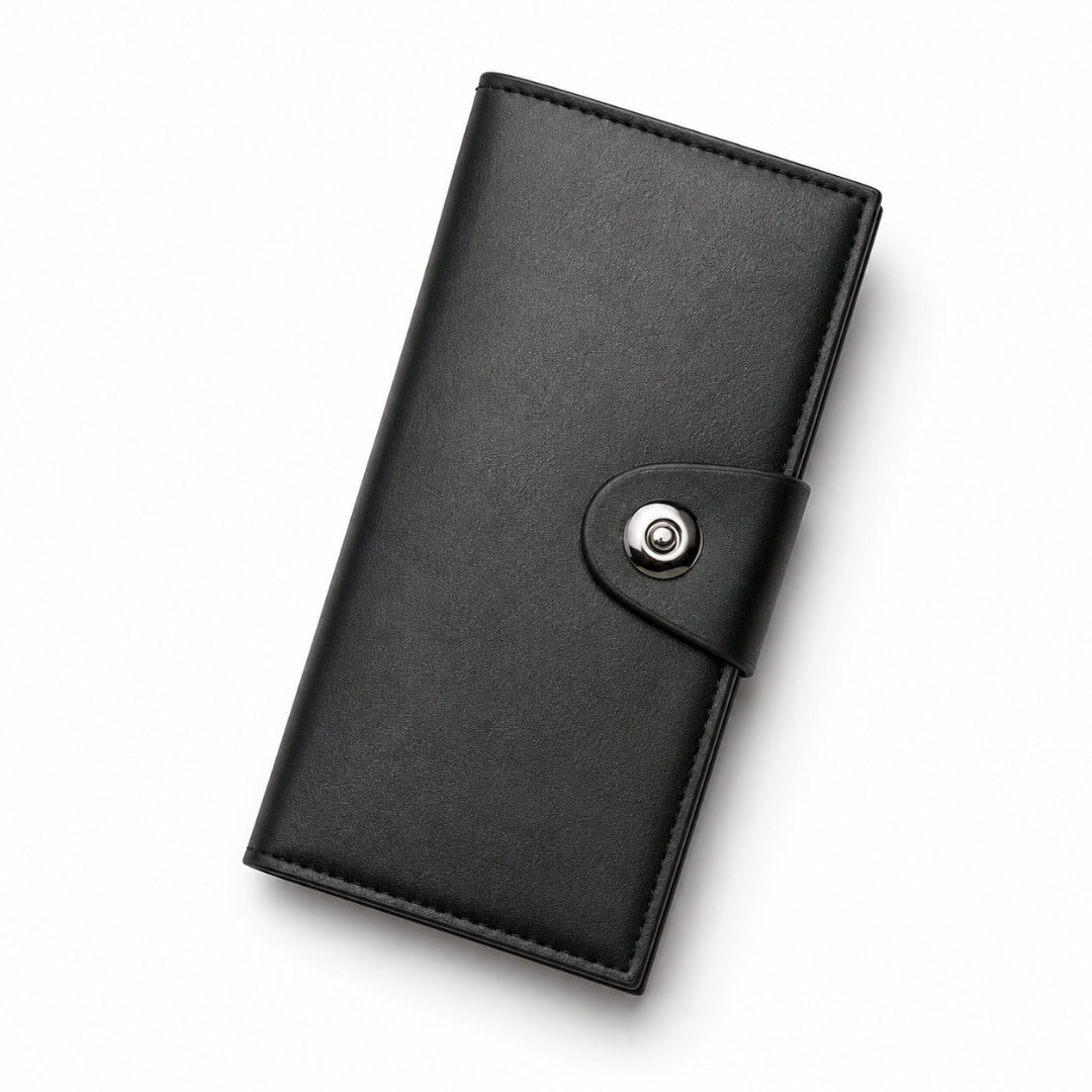 Genuine Cow Leather Long Wallet